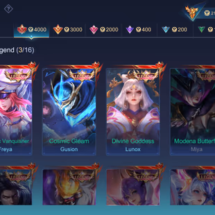 HYPER🔥 BASED PREMIUM ACCOUNT 🔥|| SKIN 584 ||MEGA-3 || LEGEND 3 ||GRAND-16 || EXQUISITE 17 || HEROS 131 || LEVEL-107 || - Image 3