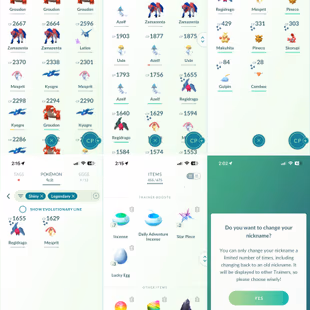 RARE CANDY XL💎 ZAMZENTA GROUDON KYGORE 💎 51 LEGENDARY [] LEVEL 46 [] 8  SHINY [] RENAME AVAILABLE [] INSTANT AVAILABLE - Image 5