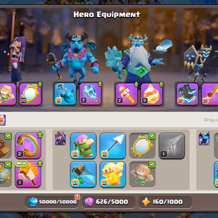 🔥[ TH-18 NEAR MAX ]🔥 6 EPIC MAX: GG-SB-AF-RS-EB [MAX] | MM [20] -19X EQPMNT MAX || HEROS: 99-105-73-80-55-13 || - Image 5