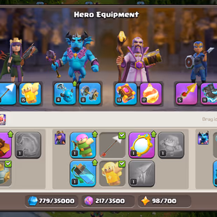 TH 16 NEAR MAX || 48-70-6-43-16 HEROS || 11K GEMS - 909 MADELS || NAME CHNAGE FREE || 6xEPICS - Image 7