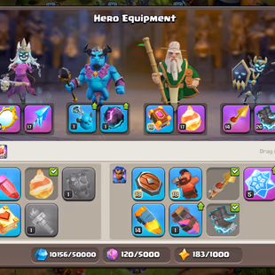 🔥15000 Gems🔥 || Th17 || 2500 Cwl Medals || High Epic Equipment || Heroes 80-82-42-62-38 || Nc Free || Cheapest - Image 5