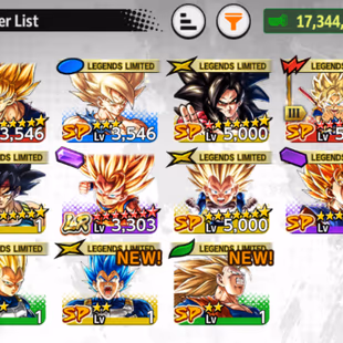 INSTANT GLOBAL [CNLT811] LR SS3 Goku (Mini) 14s + LF SS3 Vegeta(mini) 7s + 10 LF+ 31000 CC - Image 3