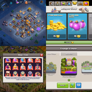 ✅TH 15 Near Max ID ✅ Many Sceneries | 8x Epic Equipment | 769 CWL Medals | BH10 Near Max | Tons of Magic Items - Image 5