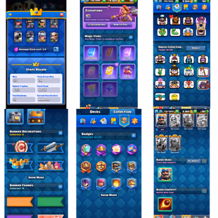 XP-33! KT-12! 105X CARDS UNLOCKED! EVO-2! 6152 TROPHIES! EMOTES:-22! FAST DELIVERY - Image 3