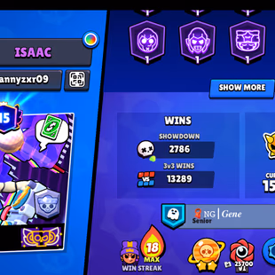 128-GEM | 58.4K TROPHY-310X SKINS | 101/100 BRAWLER | 45X MAX | 36X HYPER | 3v3 WINS | NC AVAILABLE | BEST DEAL - Image 4