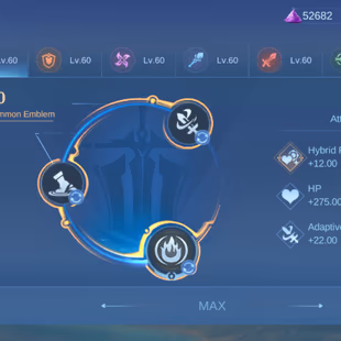 PL567|Lvl 123|EXALTED III|432 SKIN|ALL EMBLEM MAX|ALUCARD LEGEND|THAMUZ NEXUS 11.11|2 ASPIRANTS(CHANG'E,GUIN)|GRANGER PR - Image 8