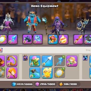 💜ALL EPIC EQUIPMENT MAX💜[TH18] MAX || 6 HERO MAX || DEFENCE MAX || ALL TROPS MAX || 342 GLOBAL RANK || 12 RARE SCENERY - Image 6