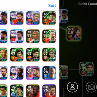 3308+ Team I MSN(Prime) I Ronaldo 107 I Zlatan 110 I Pele 108 I Thuram 108 I Rio 106 I Schmeichel 105 I Edimilson 104 I  - Image 3