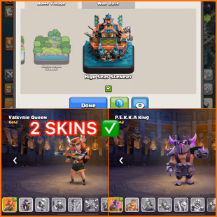 24] 🎯SUPER TH 15] 23 EQUIPMENTS 👹LOADED HIGH SEAS SCENERY LOADED | 3122 GEMS  760 CWL MEDALS AND LOTS OF MAGIC ITEMS - Image 6