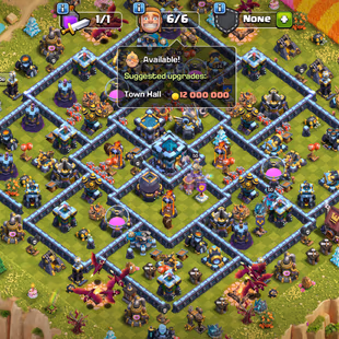 TH 13 MAXED !! TownHall Level 13 !! 14 Epics ( 6 Epic Max ) !! Magic Items !! Namechange Free !! 2250 Gems  - Image 1