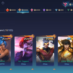 HYPER BASED PREMIUM ACCOUNT ||CHOU FULL SET || 1100 COA|| 720 DIAMOND|| LEGEND-1 | GRAND-10 | EXQUISITE 9|| SKINS 410||  - Image 3