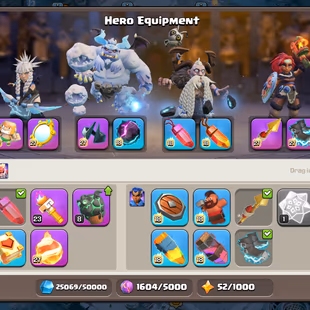 🌟RARE GERMANY LOCAL 🌟11 EPIC MAX | TH 18 MAX DEFENCE | FROST AGE FULL SKIN SET | LEAGUE KING | 4X RARW SCENERY  - Image 7