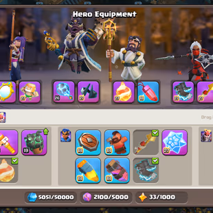 💙 RAREST SAMURAI SET 💙 6K WARSTAR | 624 GLOBAL RANK | TH-18 ALMOST MAX | 11X EPIC EQUIPMENT MAXED | 5X RARE SCENRY  - Image 6