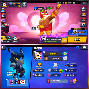 🔥62.5K TROPHY!!91/99 BRAWLER!!38 MAX BRAWLERS!!24 HYPER🔥NC-60 GEMS!!203 SKINS!!BEST DEAL - Image 1