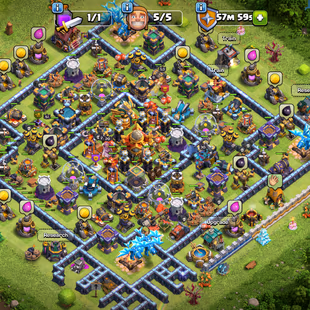 PREMIUM TH-16 | EPIC FIRE BALL | HERO-53-51-30-20-3 | RENAME FREE | GOOD DEF-WALLS | LOW PRICE | BEAT DEAL - Image 1