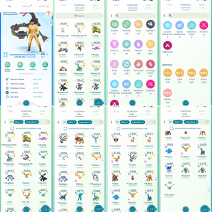 3x MASTER BALL 💎40 SHINY LEGENDARY💎887 SHINY - 453 LEGENDARY - LEVEL 71 - 166 PERFECT - 22 SHINY COSTUME- 71 DMAX - 43 - Image 1