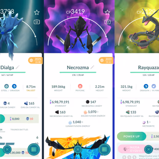 Level 75 - 69 Million Stardust - 1500 Pokemon - Necrozma - Rayquaza  - Image 1