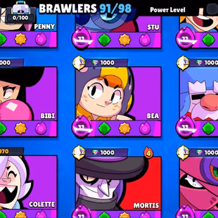 [ OP ] | 58K+ TROPHIES | 91 BRAWLERS UNLOCKED | 36 HYPERCHARGED BRAWLERS | 180+ PREMIUM SKINS | SAFEST AND INSTANT DELIV - Image 4