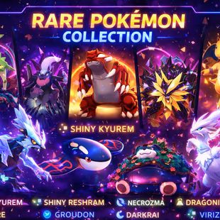 🚀👹 LEVEL  46 PG ACCOUNT | 160 SHINY | 112 LEGENDARY | 41 HUNDO | SHINY KYUREM | NECROZMA | GIGANTAMAX | INSTANT - Image 3