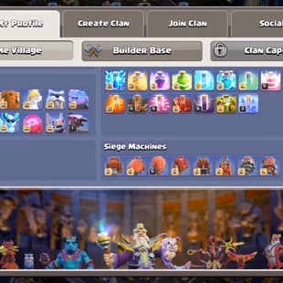 RARE💠SUPER PREMIUM TH 18 MAX💠12 EPIC MAX!XP 260!HEROS:105-105-95-80-55!NC 1K!MAX WALLS!MAX DEFANCE! GREAT TROOPS - Image 5