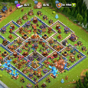 TH16  Max | Level 206 | BK 78 | AQ 95 | GW 70 | RC 45 | MP 44 | Gems 1245 | INSTANT DELIVERY - Image 1