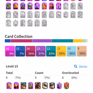  XP 57 | 41 MAX CARD | 19 EVO | 10K Trophies | 121/121 Cards | 103 Emotes | 200 Gems   Android & iOS |  INSTANT DEAL - Image 6