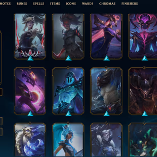 SEVER [ EUW ] -324 LVL  - SLIVER II - 249 SKINS - FULL CHAMP [ 140666 BE - 1048 RP ] - FULL ACCESS - Image 8