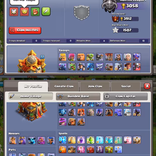 [G142] ALMOST MAX TH 16 | 93-90-80-70-45 HEROES | FULLY STACKED MAGIC ITEMS | 1475 CWL MEDALS | 500 RENAME | BEST EQUIPM - Image 7