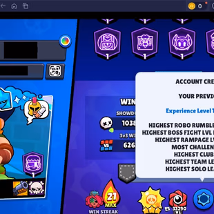 🌟KING LOU🌟TRIXIE COLETTE | FURIOUS FANG | 423 SKINS | 87.100 TROPHY | 100 BRAWLERS|61 HYPERCHARGED|86 MAXED BRAWLERS - Image 7