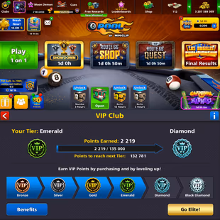 UNLIMITED PASSWORD CHANGE ACCOUNT | Level 191 | 3.2B Coins | 19 Leg Cues | 6 Cues MAX | Login Miniclip | Fresh Account - Image 7