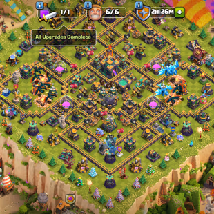 GEM-11600! TH14 FULL MAX!! NOTHING LEFT!! HEROES 85-85-60-60-30!! XP-207 NC-500!! SCENERY SKIN! 300+ MEDALS CWL! MAGIC  - Image 3