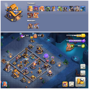 TH18 Max 🔴 31 Equipments Max ( 11 Epic Max ) 🔴 Full Arabian Nights Set - 4.3K Cups - 4 Hero Max - Best Price - C451 - Image 4