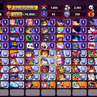 425 SKINS | 78.000 TROPHIES | 101 BRAWLERS | 34 HYPERCHARGE | 44 MAX | 42 PRESTIGE | 21 BUFFIES - Image 4
