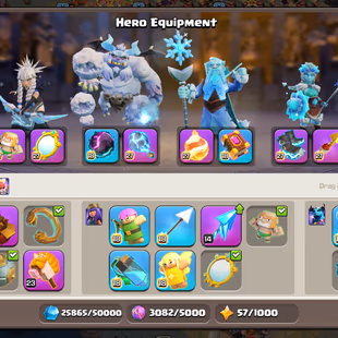 🔥CURRENT IN LEGEND LEAGUE🔥[TH18] NEW UPDATE TROPS MAX  || ALL HERO MAX || SOLID EPIC EQUIPMENT || 10 RARE SCENERY  - Image 7