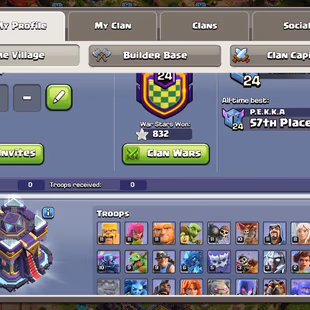 213 🔥 super cheap | child id | th15 full max 🔥 good equipment | 500 cwl madel | heros-90-90-70-65-40 | full max troops - Image 4