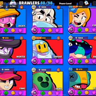 🔥TROPHIES 42720 💎 BRAWLERS 88 [] MAX BR 18 [] HYPER 9 [] SKINS 134 - Image 7