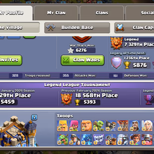 [EE61] 13 EPIC MAX [TH18 MAX] 5HERO MAX/NEW HERO LVL 10 || PROFILE MAX || 6K WAR STAR || 26K LEGEND TROPHIES || BB MAX - Image 8