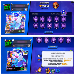 BS: 95569 💎 99 BRAWLERS 💎 81 HYPERCHARGES | 8 MAX | 463 SKINS | 1457 PINS | QUICK DELIVERY - Image 3