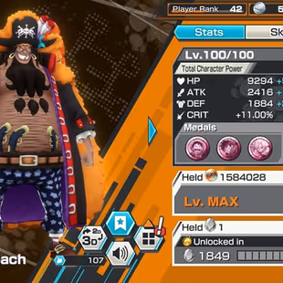 [4076][IOS+ANDROID] 20 EX META - Kizaru + Blackbeard + Garp + Light Luffy + Law + Kaido + Roger + King Luffy + Shanks  - Image 8