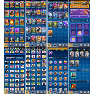 🔥LV 56 - 10 EVO⚡ KT 15 | ARENA 26 | TROPHIES 10512 | EMOTE 62 | 1 CARD MAX - 3 LV 15 - 24 LV 14 | 1 HERO | 7 TOWER COLL - Image 5