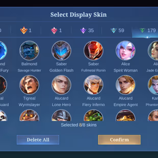MLBB | Nightmaree | LVL 99 | M4 PRIME BEATRIX | SELENA VIRUS | PEGASUS SEIYA BASIC BADANG | HERO 132 | SKINS 288 | MX EM - Image 8
