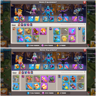 [ CHEAP ]  TH17 GOOD || XP 190 || HEROES 95-96-79-70-45 || GOOD EPIC EQUIPMENTS || INSTANT DELIVERY  - Image 5