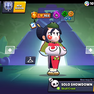 🔥44k Trophies🔥 || 25 Max || 16 Hyper || 204 Skins || 87 Brawlers Unlocked || Cheapest Account - Image 1