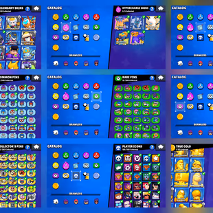 🔥Trophy 18.1K 🔥10x Titles Available | 63x Brawler's (16x Max) 25x Hypercharge | 150x Skin's | Intant Delivery - Image 5