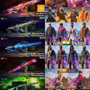 2 Mythic ( 1 Max ) 🔴  Negative CP  🔴 AK47 Radiance ( Maxed ) - AK117 Lava Remix - D75 - Image 2