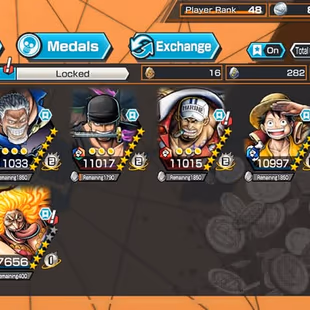 [3756][IOS+ANDROID] 8 EX - Garp + Akainu + Zoro + Kuzan + Shanks + G5 Luffy + Big Mom + Blue Luffy , Support 160, 27Hb - Image 3