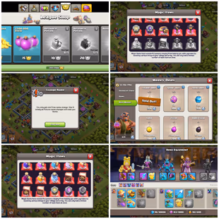  6.5K GEMS | FULL MAX TH 12 | 65-65-40-40 HEROES | 6 BUILDER | 2 EPIC EQUIPMENTS | FREE RENAME | MAGIC ITEMS STACKED  - Image 4