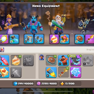[MAXED TH-14] NEW 15 | ALL EPIC EQUIPMENTS | S.BALL-GG-F.BALL-ROCKET [17 LVL] | 58-58-52-31-30 | XP-175 | 328 CLW | - Image 4