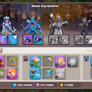 🔥TH10 MAXED[NOTHING LEFT TO UPGRADE]-7X EPIC EQUIPMENT-2X SCENERY-1X AQ SKIN-77 CWL MEDALS-FREE NC- LOTS OF MAGIC ITEMS - Image 8