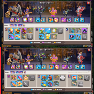 🎯EPIC TH17 MAX | HEROS LVL 76-78-61-75-33-4 💯 EPIC EQUIPMENT | 487 CWL MEDALS | NC AT 500 GEMS | BB MAX | INSTANT  - Image 4